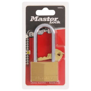 Master Lock Brass Long Shackle Padlock 50mm 205345