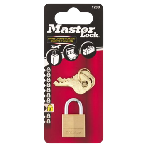 Master Lock Brass Padlock 20mm 205326