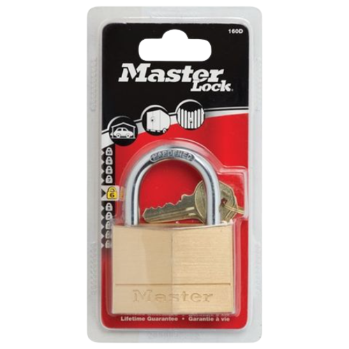 Master Lock Brass Padlock 60mm 205346