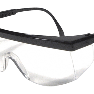 Matsafe Clear Safety Glasses with Black Frame EN