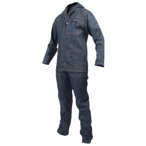 Matsafe Denim Conti Suit Overall 2 Piece, Size 34