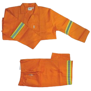 Matsafe Orange Conti Suit Overall with Reflective Strips 2 Piece, Size 40