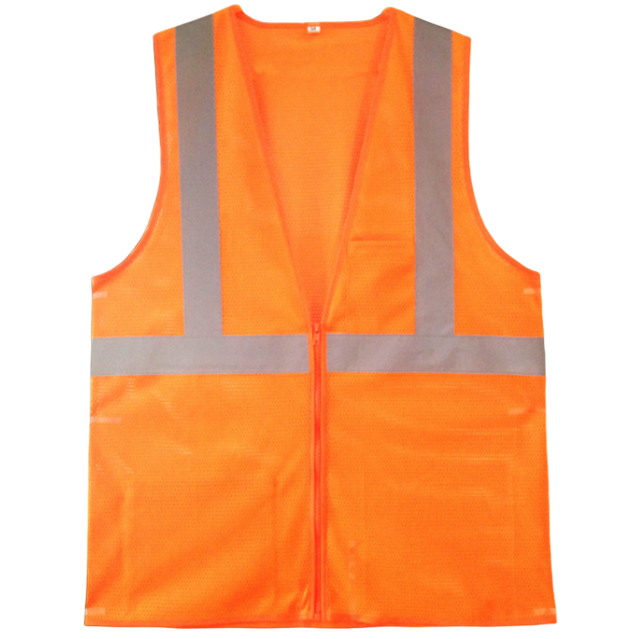 Matsafe Orange Reflective Safety Waistcoat, Medium