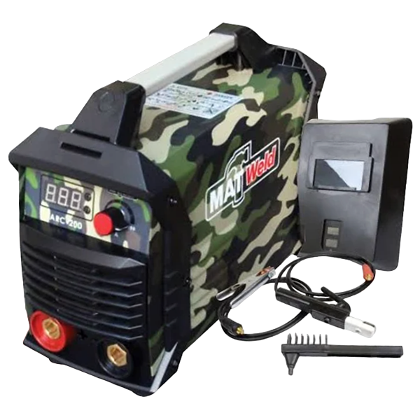 Matweld ARC-200 Inverter Welder with Kit Camo, 200A 220V