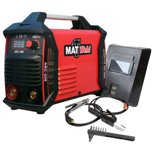 Matweld ARC-200 Inverter Welder with Kit Red, 200A 220V