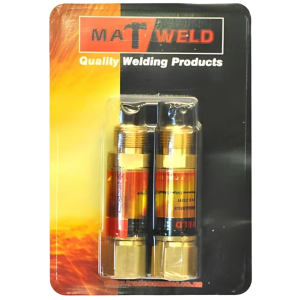 Matweld Flashback Arrestor 3/8" Acetylene Regulator Mount Fitting Set EN