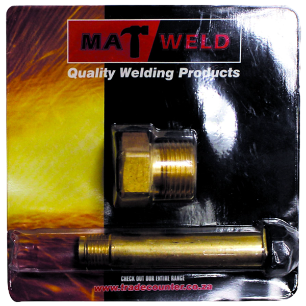 Matweld Prepack Bull Nose Nut Right Hand Thread and Stem