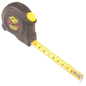 Mts Automatic Locking Tape Measure with Soft Grip 3m x 16mm