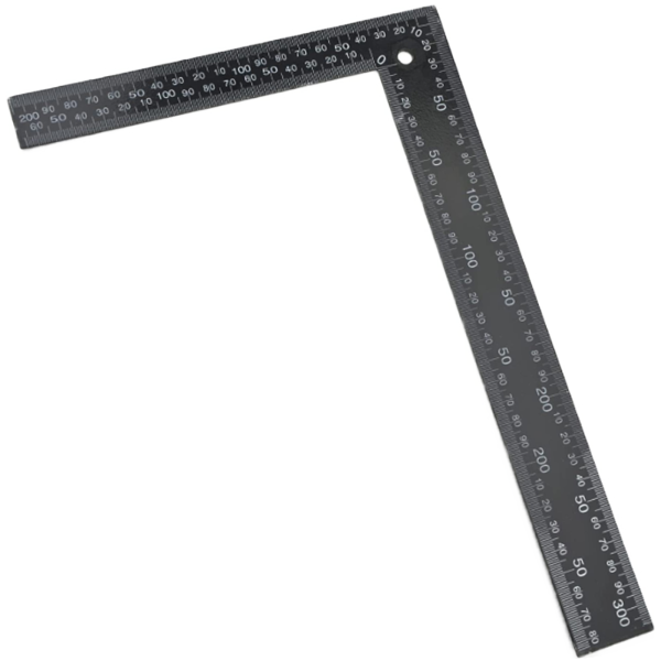 Mts Black Steel Square 300mm x 200mm