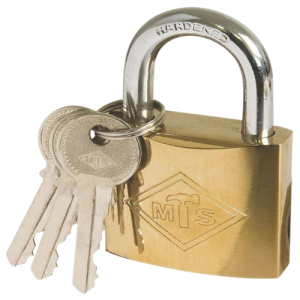 Mts Brass Padlock 50mm