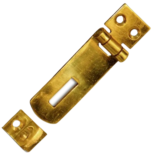 Mts Brass Plated Hasp and Staple 115mm, Pack of 10