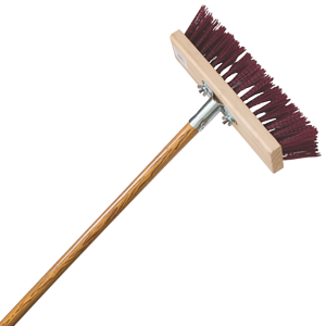 Mts Brown Hard Platform Broom, 300mm