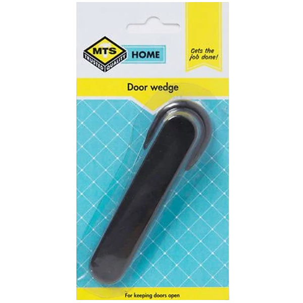 Mts Home Black Rubber Door Wedge, 1 Piece