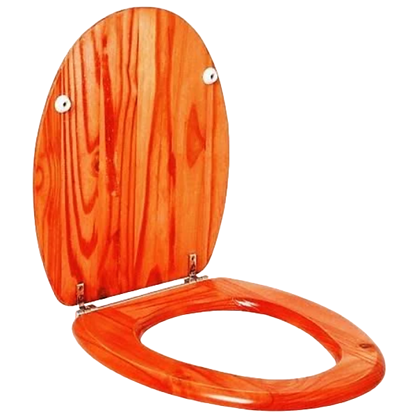 Mts Home Cherry Wooden Toilet Seat