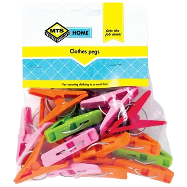 Mts Home Clothes Pegs, 20 Piece