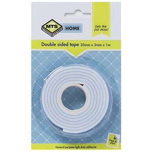 Mts Home Double Sided Tape 20mm x 3mm x 1m