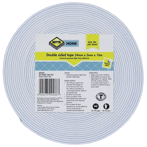 Mts Home Double Sided Tape 24mm x 3mm x 10m