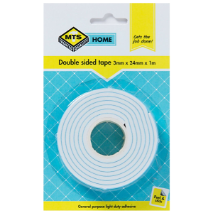 Mts Home Double Sided Tape 24mm x 3mm x 1m