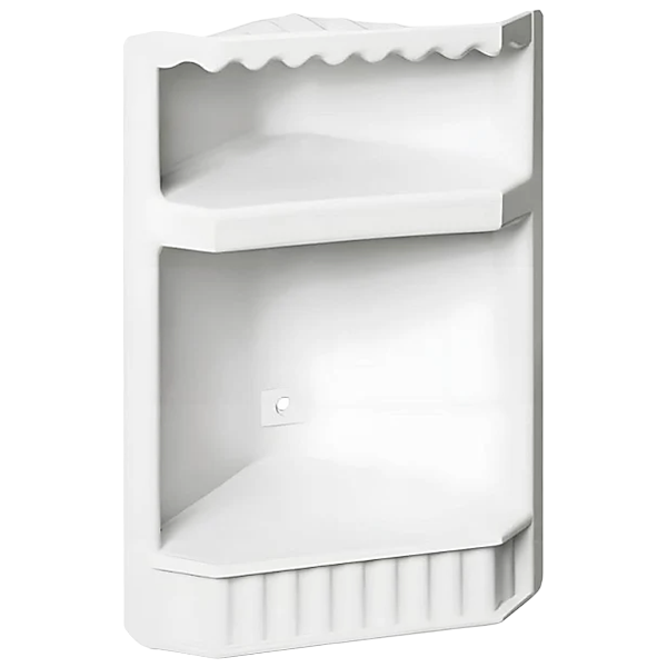 Mts Home PVC Plastic Shower Corner Caddy