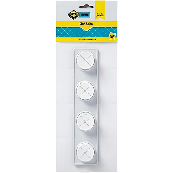 Mts Home Plastic Push in Cloth Holder