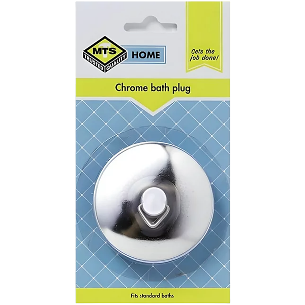 Mts Home Standard Chrome Self Seating Bath Plug