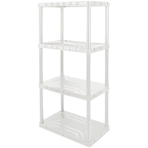 Mts Plastic Storage Shelf Unit 74cm x 32cm x 171cm, 5 Tier