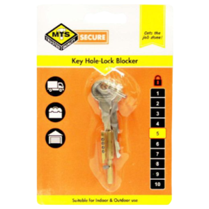 Mts Solid Brass Keyhole Lock Blocker