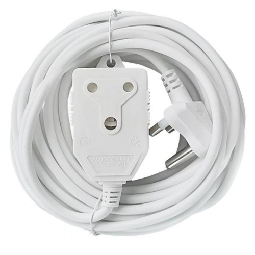 Mts White Extension Lead 10 Metre, 16A with 1.5mm Cord