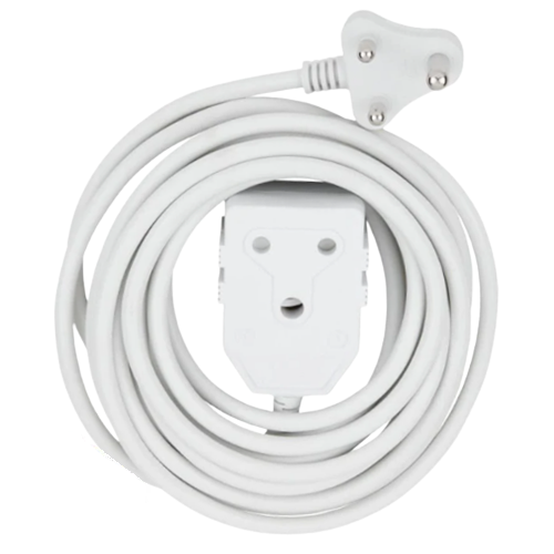 Mts White Extension Lead 5 Metre, 16A with 1.5mm Cord