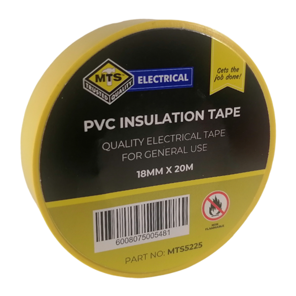 Mts Yellow Insulation Tape 18mm x 20m