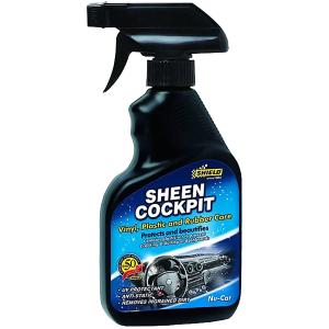 Shield Sheen Cockpit Vinyl, Plastic and Rubber Care Spray 350ml, Nu-Car SH110