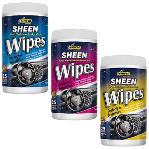 Shield Sheen Interior Wipes Assorted 25 Wipes, SH150