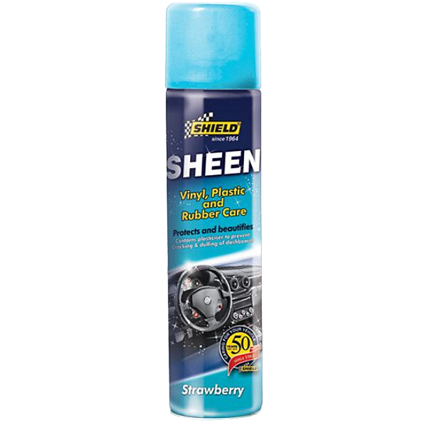 Shield Sheen Vinyl, Plastic and Rubber Care Spray 300ml, Strawberry SH54
