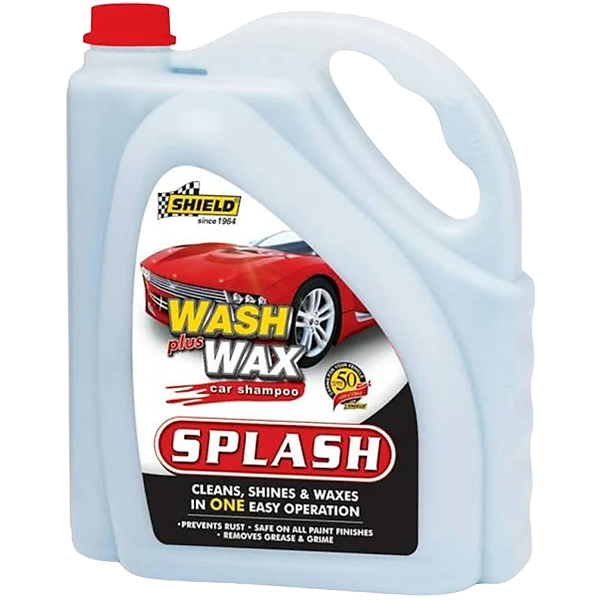 Shield Splash Wash and Wax Shampoo 5 Litre, SH26