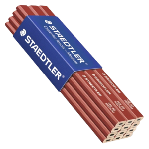 Staedtler Medium Red Carpenters Pencils, 12 Piece 148 40