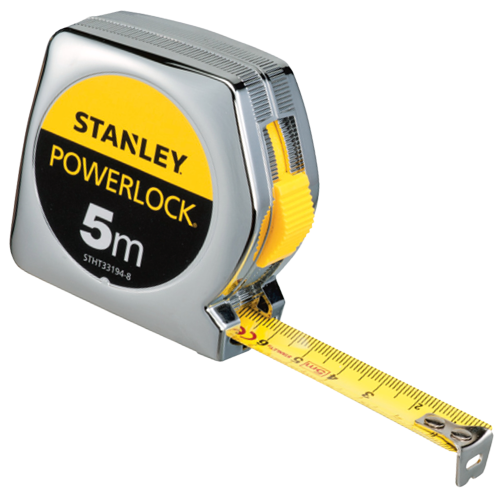 Stanley Powerlock Tape Measure Powerlock 5m x 19mm, 33-194