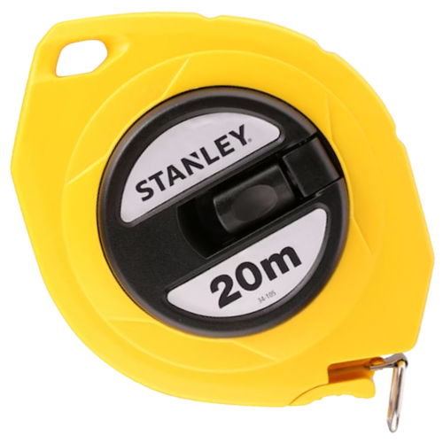 Stanley Steel Tape Measure with Closed Case 20m x 9.5mm, 0-34-105