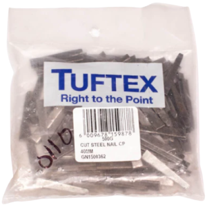 Tuftex Cut Steel Nail 40mm, 500g