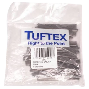 Tuftex Cut Steel Nail 75mm, 500g