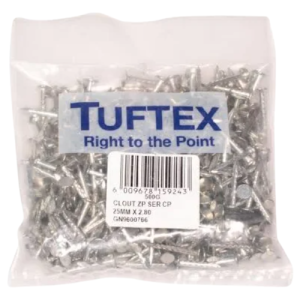 Tuftex Galvanized Clout Nail 25mm x 2.8mm, 500g