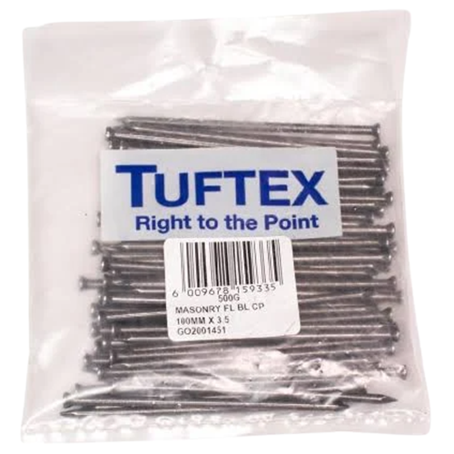 Tuftex Masonry Fluted Nail 100mm x 3.5mm, 500g