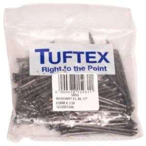 Tuftex Masonry Fluted Nail 65mm x 3.5mm, 500g