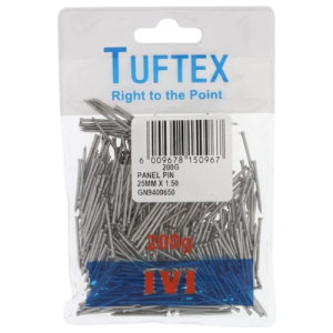 Tuftex Panel Pin Nail 25mm x 1.5mm, 200g