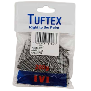 Tuftex Panel Pin Nail 40mm x 2.0mm, 200g