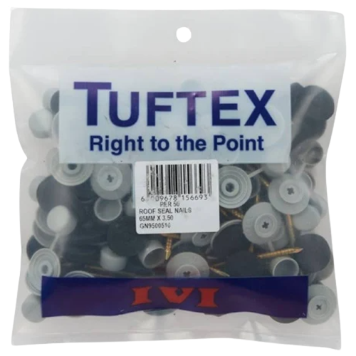 Tuftex Roof Seal Nails 3.5mm x 65mm, Pack of 50