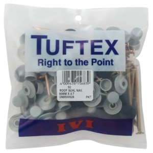 Tuftex Roof Seal Nails 4.7mm x 90mm, Pack of 50