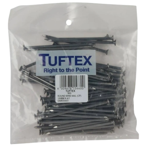 Tuftex Round Wire Nail 100mm x 4.0mm, 1kg