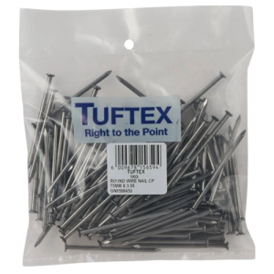 Tuftex Round Wire Nail 75mm x 3.55mm, 1kg