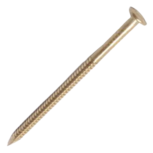 Tuftex Yellow Passivated Ring Shank Nail 100mm x 4mm, 200g