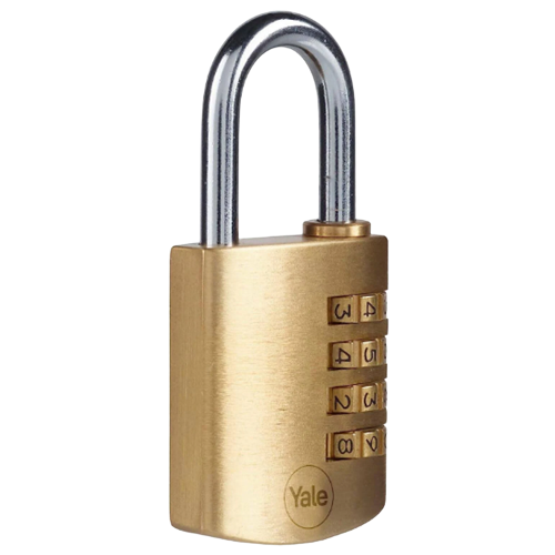 Yale Brass Combination Padlock 40mm Y150B-40-130-1